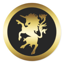 GOLDEN UNICORN STICKERS