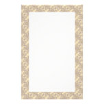 Golden Waning Pattern - Stationery stationery