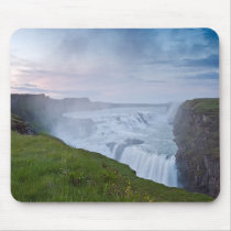 Golden Waterfall #2 mousepads