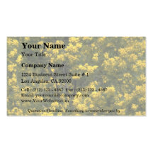 Golden wattle business card template