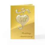 Golden Wedding Anniversary Greeting Card