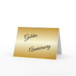 Golden Wedding Anniversary Card