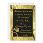 Golden Wedding Anniversary Invitation