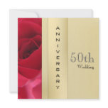 Golden Wedding Anniversary Invitation