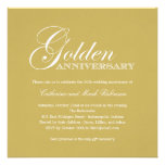 Golden Wedding Anniversary Invitation invitations