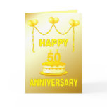 Golden Wedding Anniversay Cards