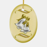 Golden Wedding Christmas Tree Ornament
