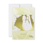 Golden Wedding RSVP invitations