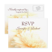 Golden Wedding RSVP Postcard