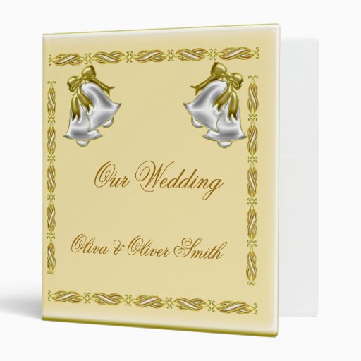 Golden Wedding Vinyl Binder
