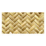 Golden Wicker Basket Weave Textured Photo Card
