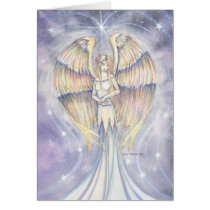 Golden Wing Angel Fantasy Art cards