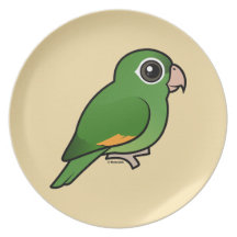 Golden-winged Parakeet Dinner Plate