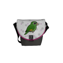 Golden-winged Parakeet Messenger Bags