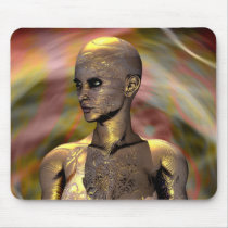 Golden Woman mousepads by gmlehmann Golden Woman mousepads