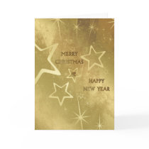 Golden Xmas cards by giskard Golden Xmas cards