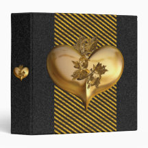 Golden Years / golden stripes 3 Ring Binder