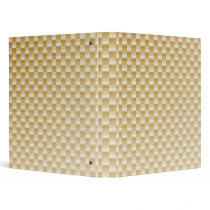 Golden Yellow Carbon Fiber Patterned Binders