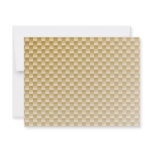 Golden Yellow Carbon Fiber Patterned Custom Invites