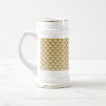 Golden Yellow Carbon Fiber Patterned Mug