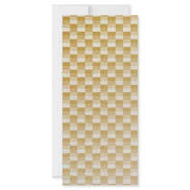 Golden Yellow Carbon Fiber Patterned Rack Card Design