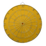 Golden Yellow Orange Dart Board