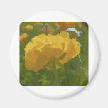 Golden Yellow Refrigerator Magnet
