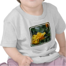 Golden Yellow Rose Bud Baby T-Shirt