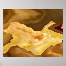 Golden Yellow Rose Petal Print