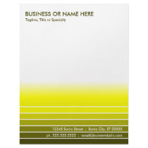 golden yellow swatch letterhead template