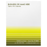 golden yellow swatch letterhead template