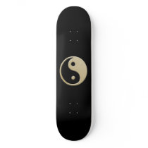 Golden Yin Yan! skateboards by Perlyyyy Golden Yin Yan! skateboards