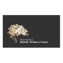 Golden Zen Tree Holistic and Alternative Health Business Cards