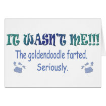 Goldendoodle Card