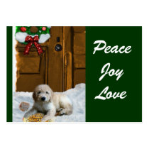 Goldendoodle Christmas Gifts business cards