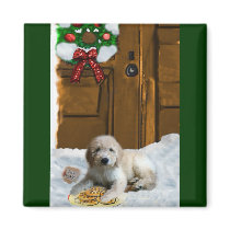 Goldendoodle Christmas Gifts Magnets