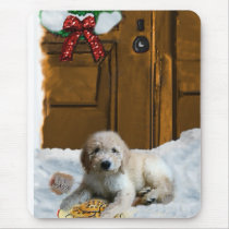 Goldendoodle Christmas Gifts Mousepads