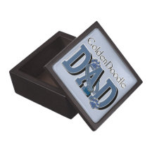 GoldenDoodle DAD Premium Keepsake Box