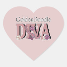 GoldenDoodle DIVA Stickers