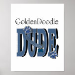 GoldenDoodle DUDE Print GoldenDoodle DUDE Print