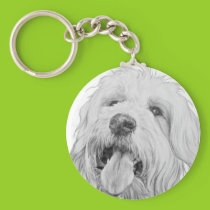 Goldendoodle keychains