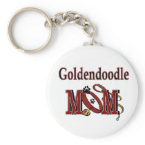 Goldendoodle Mom Gifts Key Chains