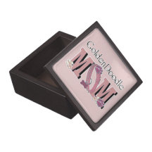 GoldenDoodle MOM Premium Keepsake Boxes