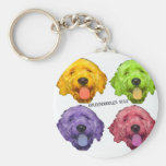 Goldendoodles Rule Key Chain