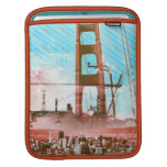 GoldengateBridge SanFrancisco Iconic Panel of Life iPad Sleeve