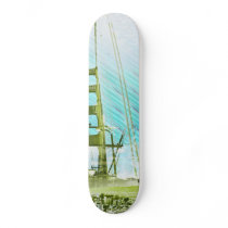 GoldengateBridge SanFrancisco Iconic Panel of Life skateboards