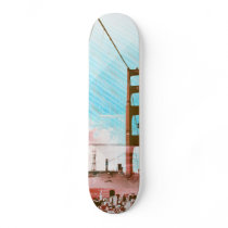 GoldengateBridge SanFrancisco Iconic Panel of Life Skateboards