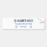 GoldenRetriever Bumper Sticker
