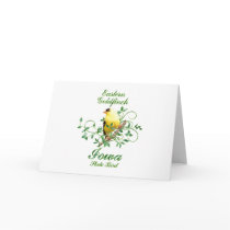 Goldfinch Iowa State Bird Greeting Card
