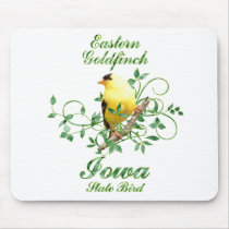 Goldfinch Iowa State Bird Mousepad
